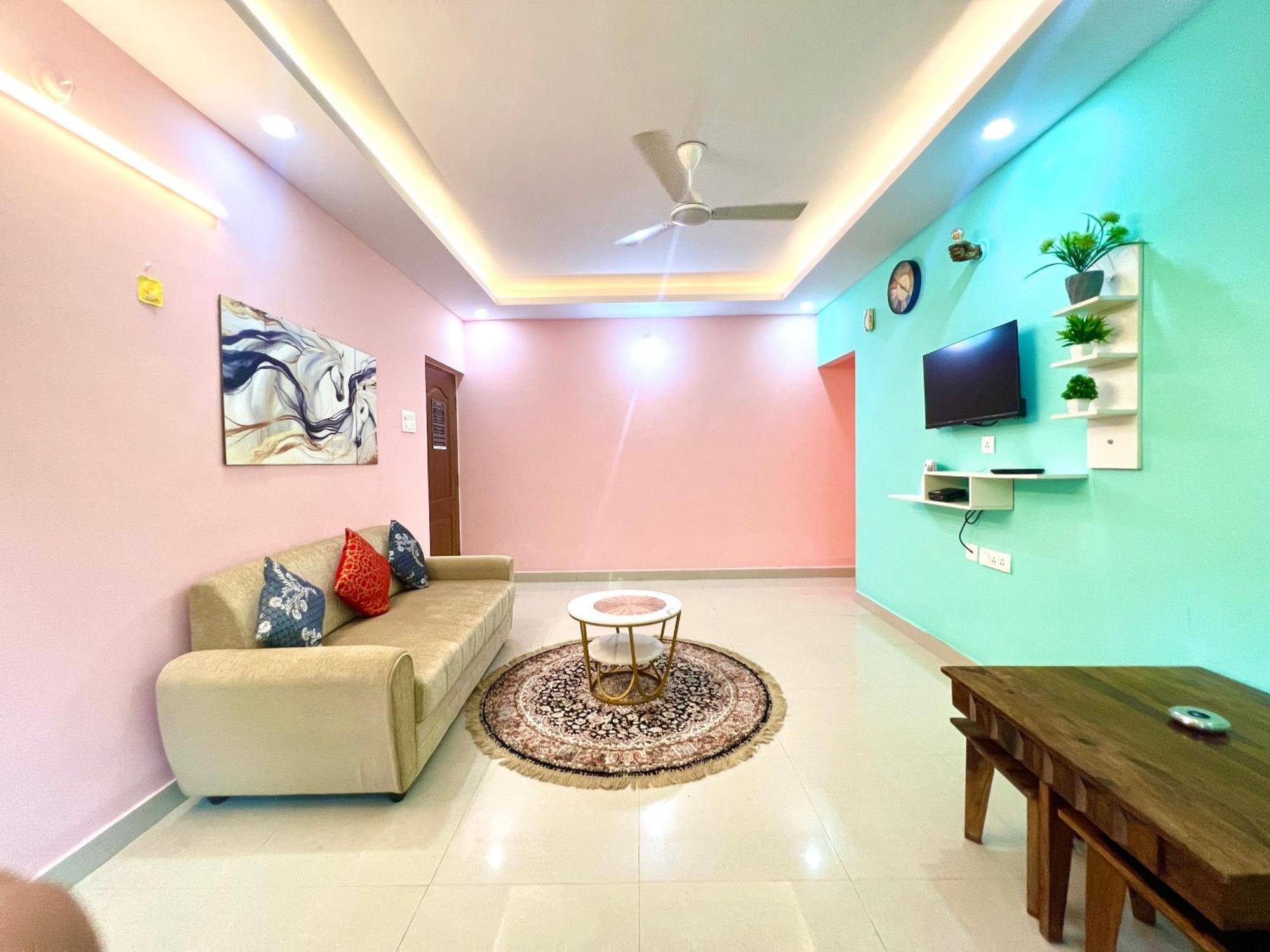 2Bhk Stunning Apartment With Pool Vagator Exterior photo